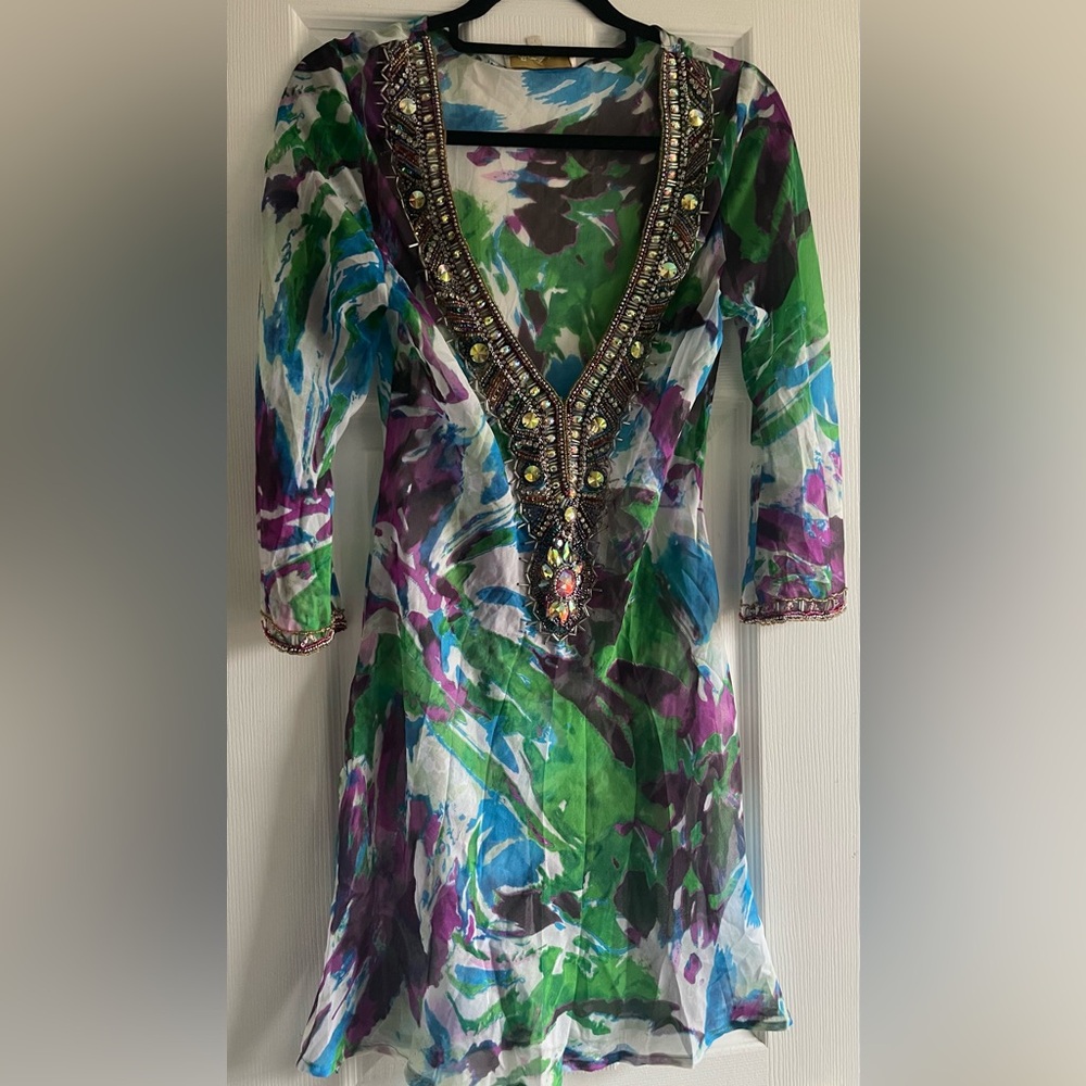 Solitaire tunic with STUNNING beadwork